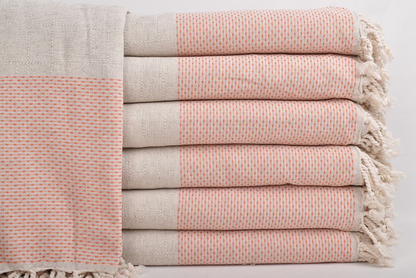 Wedding Gift Blankets, Couch Throw, Orange Blanket, Linen Bedspread, 95x95 Inches Shower Curtain, Picnic Bedcover, Turkey Blanket