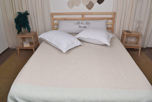 Personalisierter Überwurf, Sofadecke, Minz-Decke, Leinen-Tagesdecke, 241x241 cm Hochzeitsgeschenkdecke, Großhandelsdecke, Strandtagesdecke