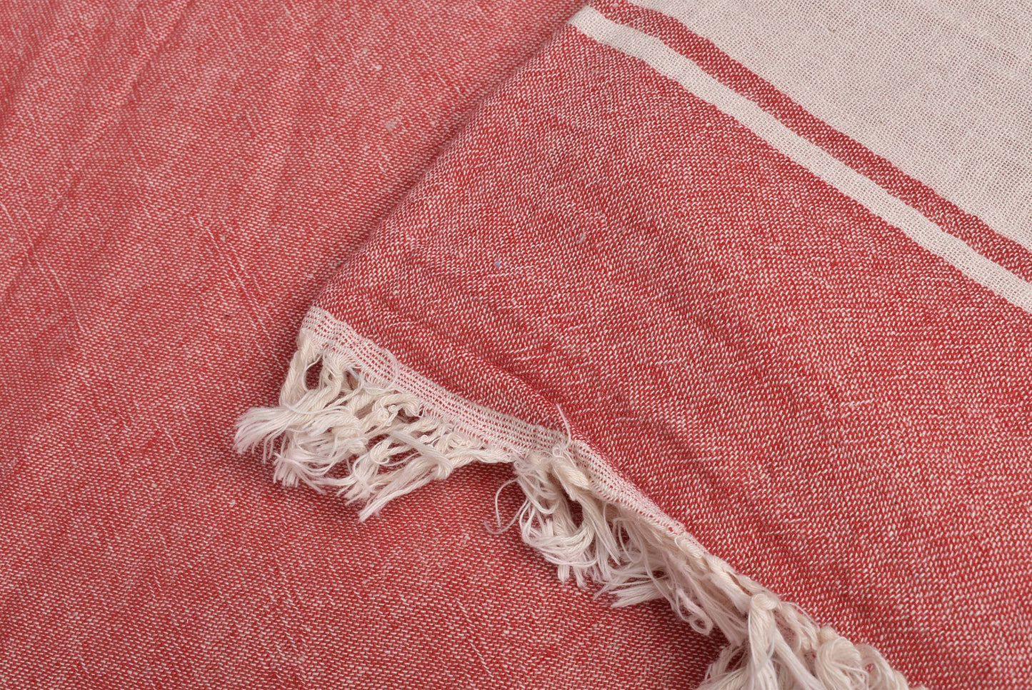 Personalized Gifts, Large Towel, Red Bedspread, Striped Blanket, 60x71 Inches Couch Cover, Organic Blanket, Oversize Bedcover