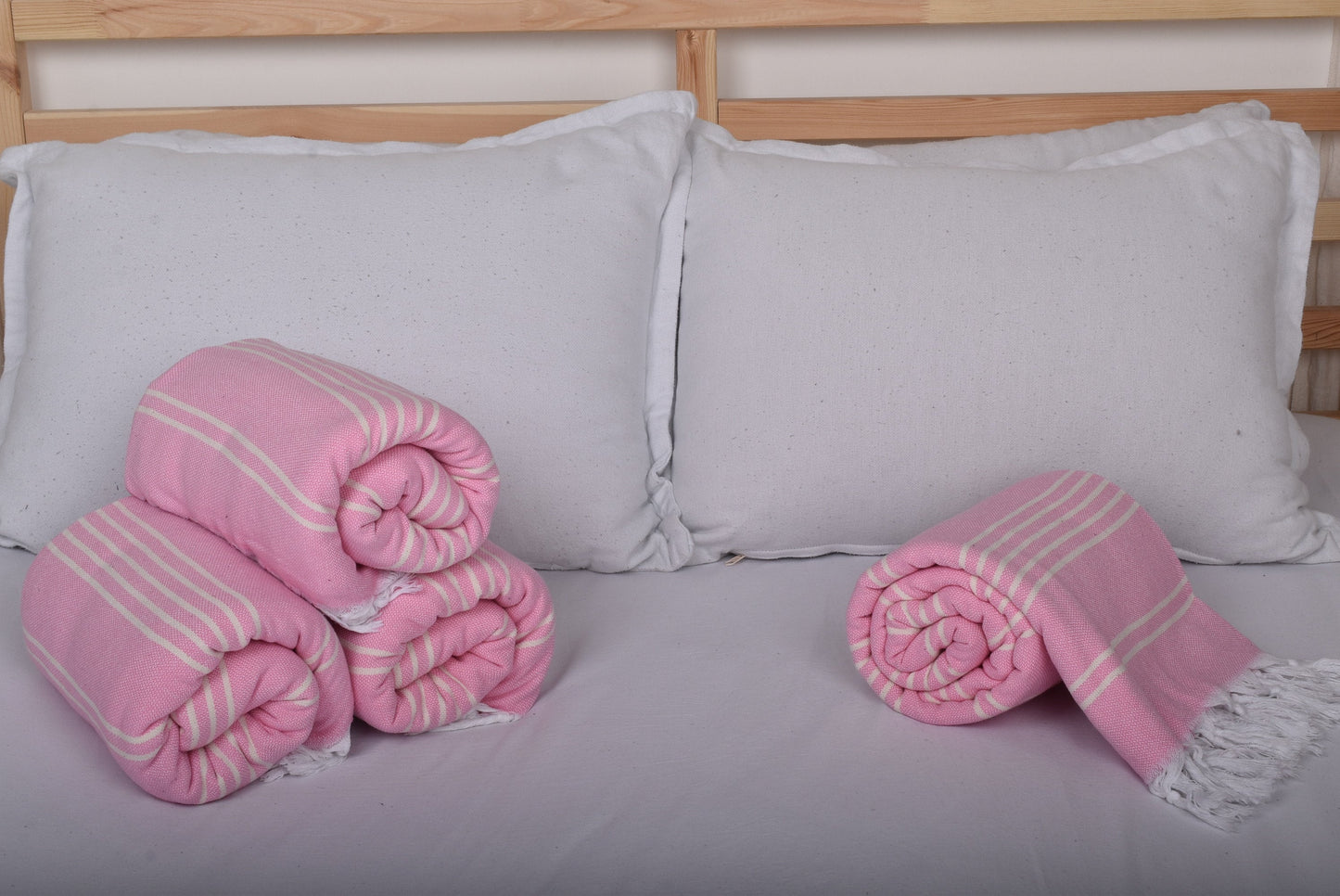 Large Towel, Wholesale Blankets, Pink Bedspread, Striped Bedspread, 71x95 Inches Bridesmaid Gift, Turkish Throw, King Size Blanket
