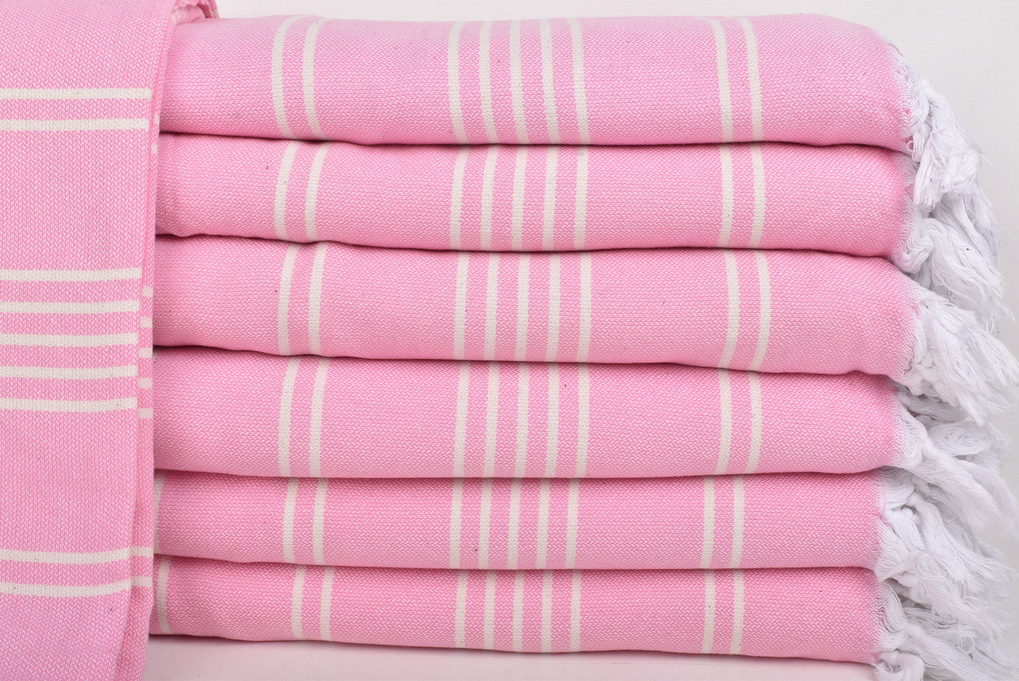 Large Towel, Wholesale Blankets, Pink Bedspread, Striped Bedspread, 71x95 Inches Bridesmaid Gift, Turkish Throw, King Size Blanket