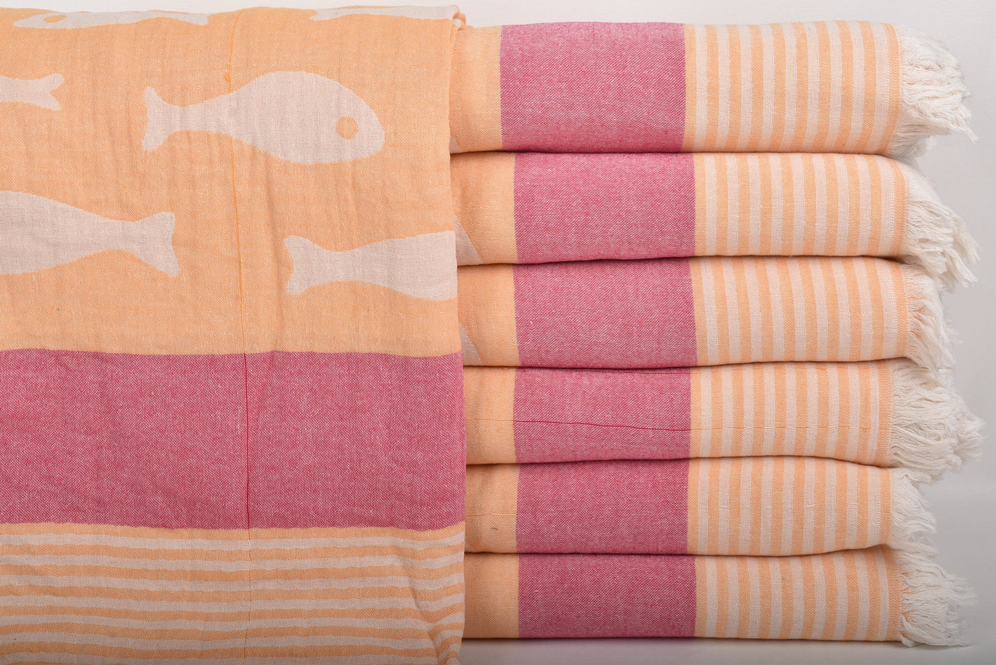 Home Decor Blanket, Turkish Blanket, Orange-Fuchsia Throw, Animal Print Bedspread, 77x91 Inches Shower Curtain, Wholesale Bedspread
