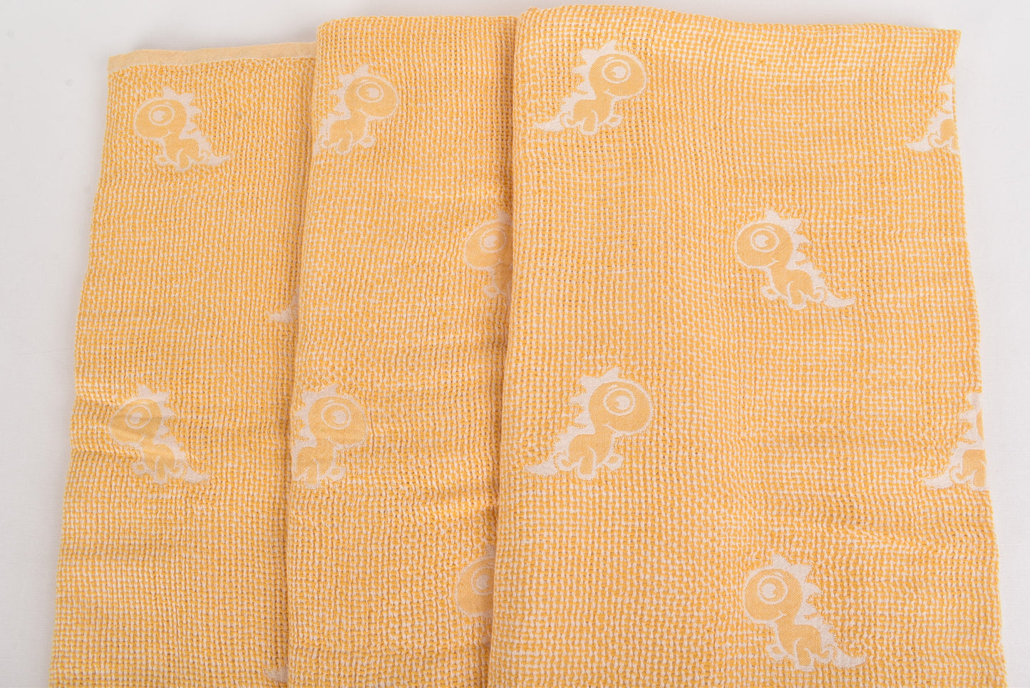 Large Towel, Mustard Baby Blanket, Organic Cotton Baby Blanket, Dinosaur Blanket, 48x50 Inches Woven Blanket, Couch Blanket, Turkey Throw