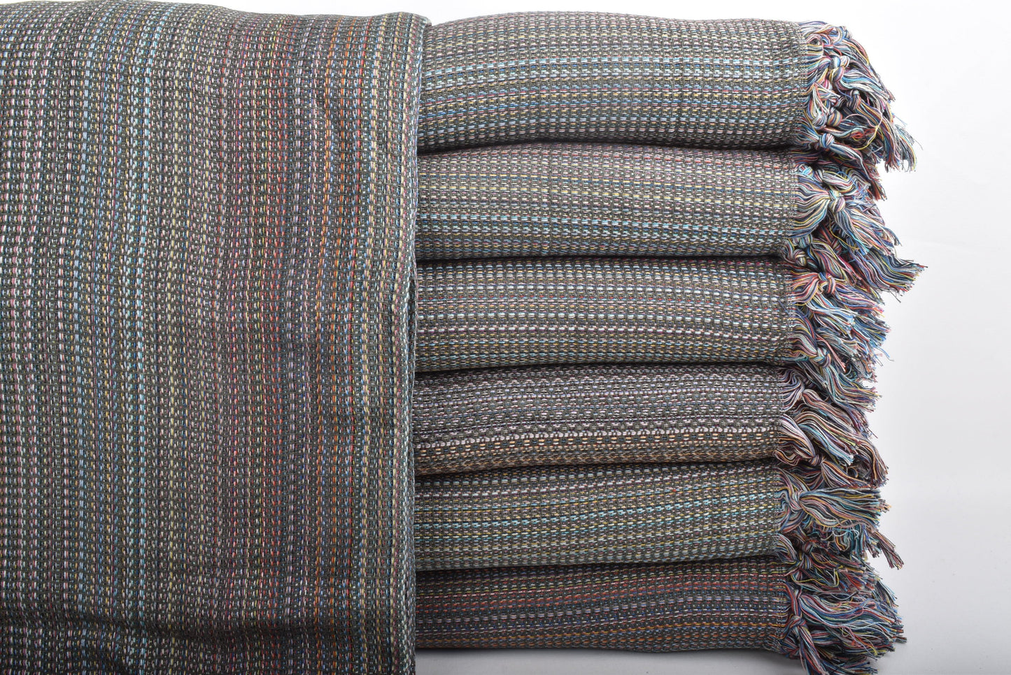Organic Wedding Gift Blankets, Home Decor Blanket, Khaki Green Blanket, Colorful Blanket, 87x89 Inches Blanket Wedding Party Favors