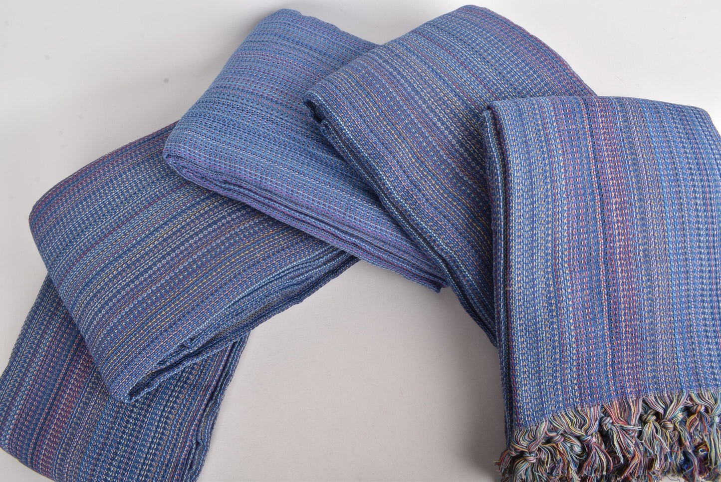 Picnic Blanket, Large Towel, Sax Blue Throw, Colorful Throw, 87x89 Inches Embroidered Bedspread, Couch Throw, Pilates Throw, Gift Throw
