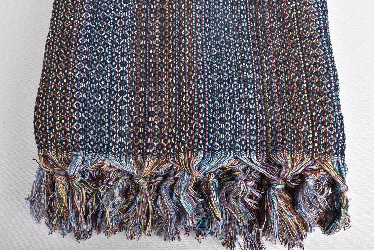 Cotton Sofa Blanket, Home Decor Blanket, Black Blanket, Colorful Throw, 87x89 Inches Oriental Bedspread, Beach Blanket, Curtain Throw