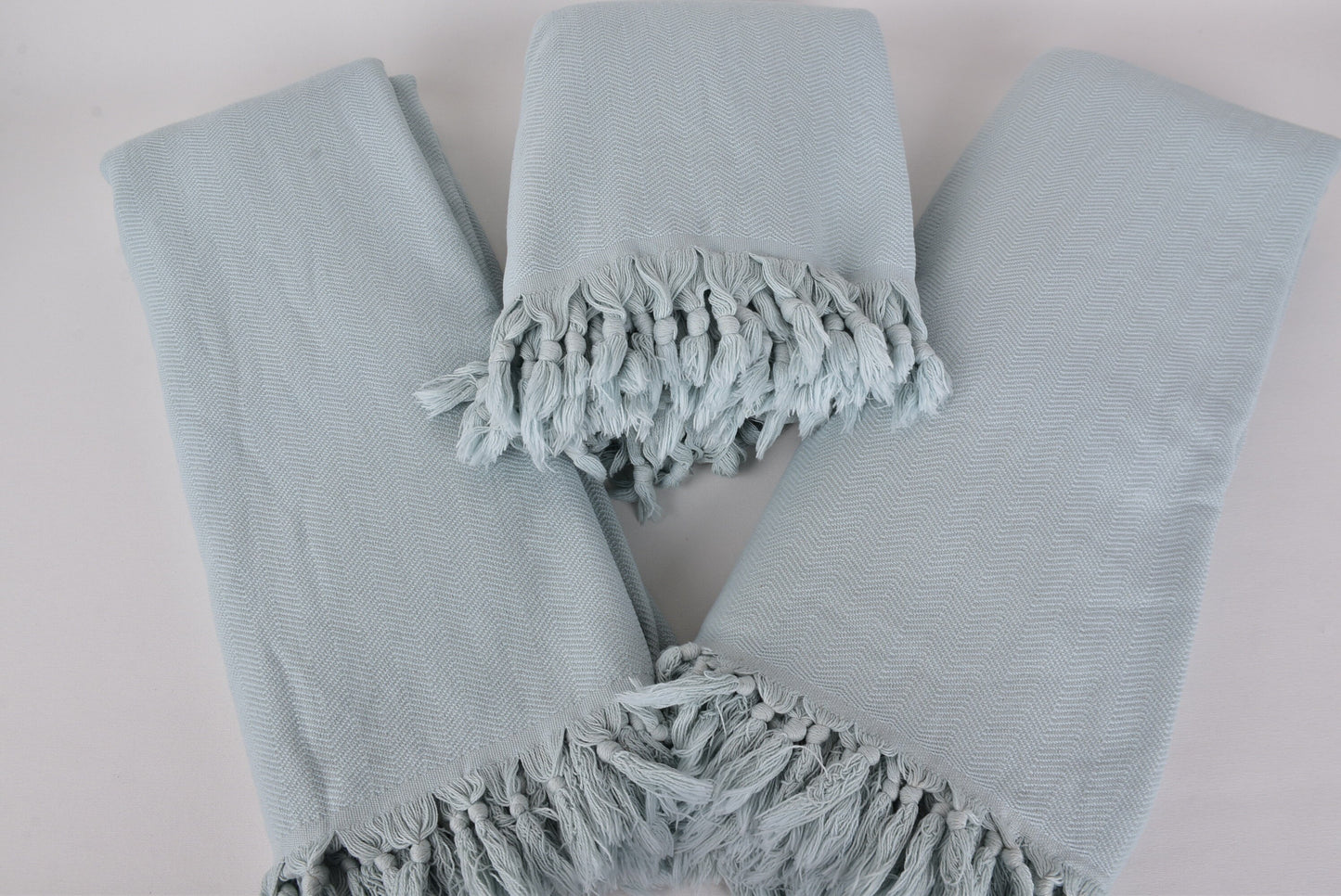 Turkish Bedspread, Bedcover, Mint Throw, Chevron Stonewashed Blanket, 87x69 Inches Woven Blanket, Organic Blanket