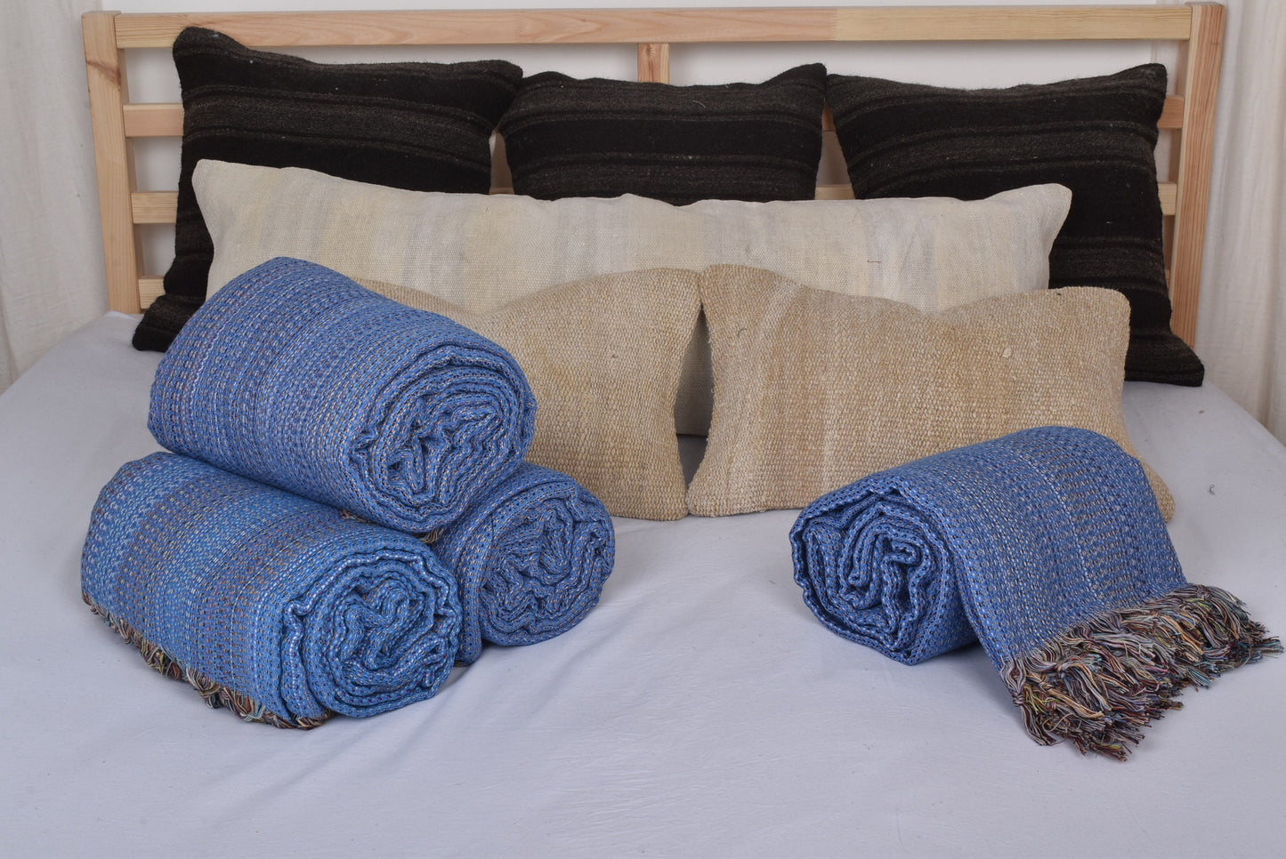 Large Towel, Bedcover, Parliament Blue Blanket, Colorful Blanket, 87x89 Inches Designer Bedspread, King Size Blanket, Warm Blanket