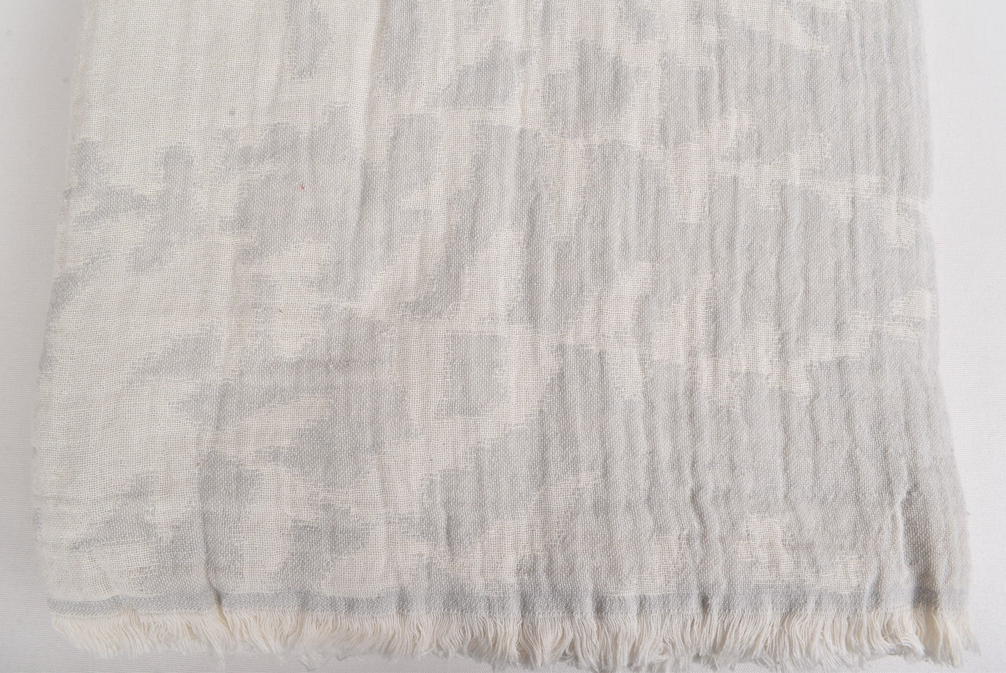 Turkish Throw Blanket, Sofa Blanket, Gray Patterned Gift Throw, Floral Throw, 85x93 Inches Cotton Blanket, Decor Throw, Picnic Blanket