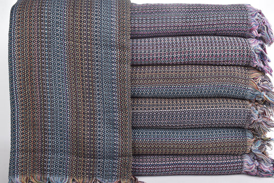 Baumwoll-Sofadecke, Heimdeko-Decke, schwarze Decke, farbenfroher Überwurf, 220x225 cm orientalische Tagesdecke, Stranddecke, Vorhang-Überwurf