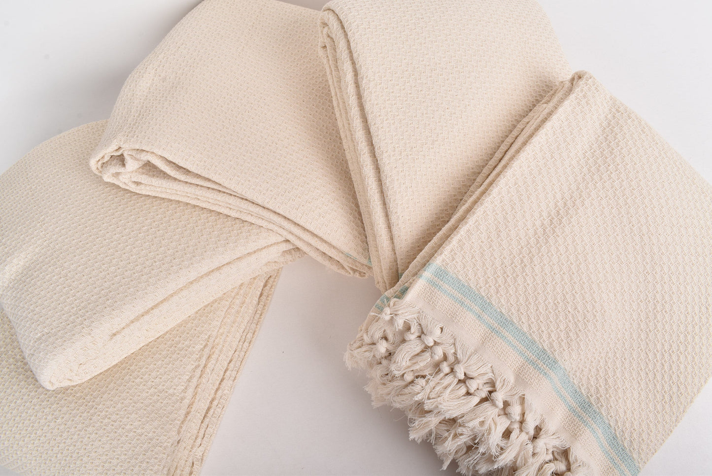 Large Towel, Wholesale Blankets, Mint Throw, Striped Blanket, 91x93 Inches Blanket Wedding Party Favors, Bulk Order Throw, Warm Throw