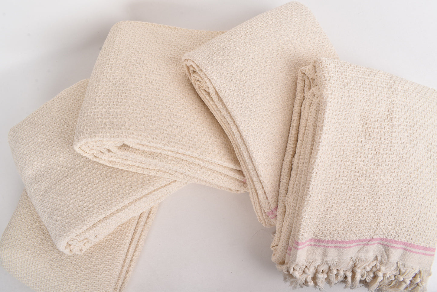 Organic Cotton Wedding Favor, Wholesale Blankets, Pink Throw, Striped Blanket, 91x93 Inches Wedding Gift Blanket, Organic Blanket